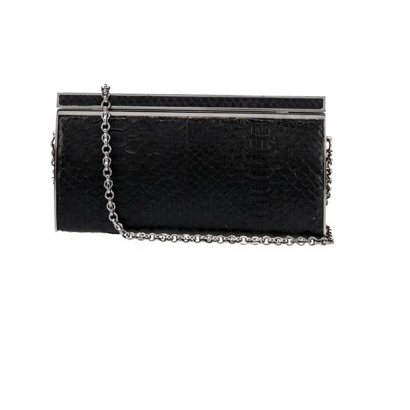 CHANEL Python Evening Frame Bag Women's Handbags - Picture 4 of 6